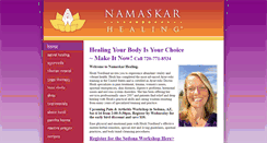 Desktop Screenshot of namaskarhealing.com